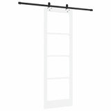 Sliding Door ORKDAL White and Black 78 x 232 cm 3332192