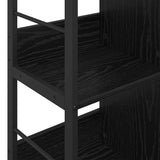 Bookshelf Black Oak 102 x 32 x 72.5 cm Engineered Wood 884012