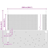 Fence and Post Green 0.5 x 25 m Steel 3336467
