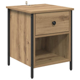 Bedside Cabinet with Drawer 2 pcs Artisan Oak 40 x 42 x 50 cm 881849