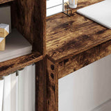 Desk Smoked Oak 80 x 40 x 76 cm 869390