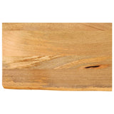 Table Top Live Edge 60x40x3,8 cm Solid Wood Mango 370488