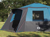 Cabin Tent 12-Person with Roof Blue and Grey 405 x 405 x 273 cm 42001099