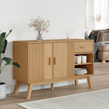Sideboard OLDEN Brown 114x43x73.5 cm Solid Wood Pine 358606