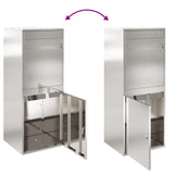 Parcel Drop Box Silver 47.5 x 38 x 59 cm Stainless Steel 874937