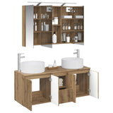 Bathroom Cabinet Set 4 pcs Artisan Oak 100 x 14.5 x 70 cm 3406582