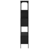 Bookcase Black Oak 76 x 33 x 188.5 cm Engineered Wood 882988