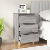 Bedside Cabinet Grey Sonoma 40x35x70 cm Engineered Wood 819666