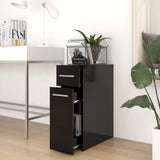 Apothecary Cabinet Black Engineered wood Medium 804212