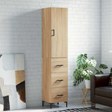 Highboard Sonoma Oak 34.5x34x180 cm Engineered Wood 3198852
