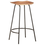 Bar Stools 2 pcs Solid Acacia Wood 320651