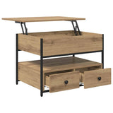 Coffee Table Artisan Oak 70 x 50 x 54.5 cm Engineered Wood 883049