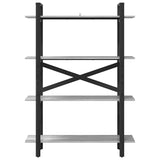 Bookshelf Grey Sonoma 100 x 33.5 x 140 cm Engineered Wood 883943