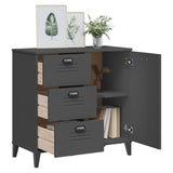Sideboard VIKEN Anthracite Grey 80x40x80 cm Engineered Wood 374940