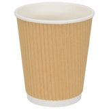 Paper Coffee Cups 500 pcs 8oz 200ml Brown 4102799