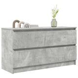 ZNTS TV Cabinet Concrete Grey 100x35x54 cm Engineered Wood 861808