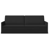 3 Seater Sofa Black 220 x 81 x 82 cm Fabric 42041141