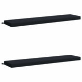 2-Piece Bench Cushions SOEST 2 pcs 100% Polyester Dark Blue 950021