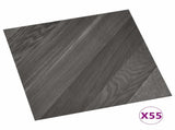Flooring Planks 55 pcs Grey 5.11 m PVC 42046351