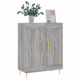 Sideboard Grey Sonoma 69.5x34x90 cm Engineered Wood 830186