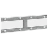 Wall-Mounted Headboard BREDA Grey Sonoma Engineered Wood 897601
