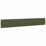 Lawn Edging 30 pcs 15 x 103 cm Steel Olive Green 8014181