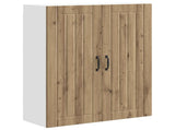 Wall Cabinet LUCCA Artisan Oak 80 x 31 x 100 cm Engineered Wood 885154