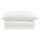 90% Goose Down Duvet Set FULDA 2 pcs 135 x 200 cm Summer White 3442119