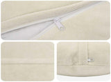 Cushion with Pillow HEERLEN 6 pcs Cream Microfiber Fleece 929780