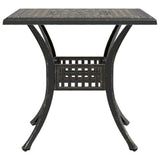 Garden Table Bronze 80x80x75 cm Cast Aluminium 4002811