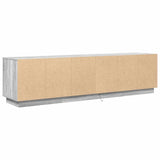 TV Cabinet with LED Lights Grey Sonoma 193,5x41x50 cm 3328440