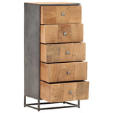 Drawer Cabinet 45x30x100 cm Solid Reclaimed Wood 286529