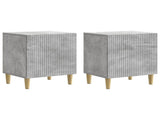 Bedside Cabinet 2 pcs Concrete Grey 43 x 34.5 x 50 cm 894572