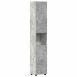 Bathroom Furniture Set TULUM 5 pcs Concrete Grey 3398057