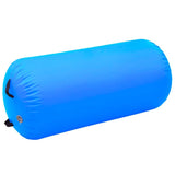 Inflatable Gymnastic Roll with Pump 120x90 cm PVC Blue 92720
