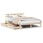 Bed Frame with Drawers without Mattress 140x190 cm 3302002