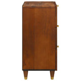 Sideboard with Drawer Brown 40 x 33.5 x 75 cm Solid Mango Wood 4018903