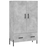 Highboard Concrete Grey 69.5x31x115 cm Engineered Wood 828248