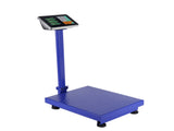 300KG/661lb LCD Digital Personal Floor Postal Platform Scale Blue 64648692