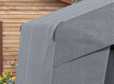 3.6 x 2.1m Portable Outdoor Shed, with Window - Dark Grey T3398P323852