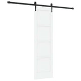 Sliding Door ORKDAL White 61 x 198.5 cm Solid Pine Wood 3333801