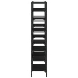 Bookshelf Black Engineered Wood Tall Bookshelf Rectangular 838873