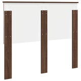 Headboard with Headboard Brown Oak 120 cm Engineered wood 887788
