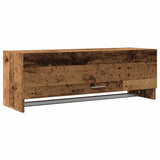 Wardrobe Old Wood 100x32,5x35 cm Engineered Wood 856616