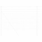 Field Fence Grey 1.6 x 10 m Steel 42005795