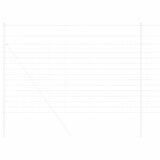 Field Fence Grey 1.6 x 10 m Steel 42005795