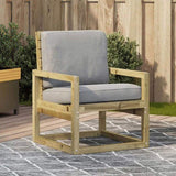 Garden Chair 57.5x63x76 cm Impregnated Wood Pine 832551