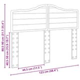Headboard Smoked Oak Engineered wood 888688
