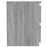 Bedside Cabinet Grey Sonoma 30x30x40 cm Engineered Wood 815329