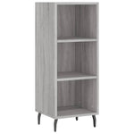 ZNTS Sideboard Grey Sonoma 34.5x32.5x90 cm Engineered Wood 828754